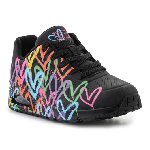 Buty Skechers Highlight Love W 177981-BKMT czarne ze sklepu ButyModne.pl w kategorii Buty sportowe damskie - zdjęcie 177970739
