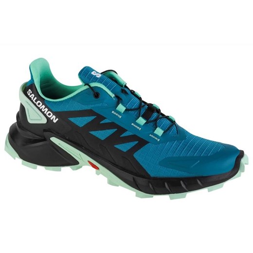 Buty do biegania Salomon Supercross 4 471195 zielone ze sklepu ButyModne.pl w kategorii Buty sportowe męskie - zdjęcie 177970828