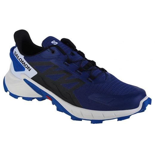 Buty do biegania Salomon Supercross 4 473157 niebieskie ze sklepu ButyModne.pl w kategorii Buty sportowe męskie - zdjęcie 177970836