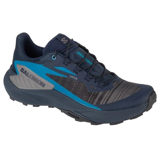 Buty do biegania Salomon Genesis 474430 niebieskie ze sklepu ButyModne.pl w kategorii Buty sportowe męskie - zdjęcie 177970839