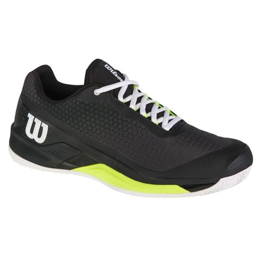 Buty do tenisa ziemnego Wilson Rush Pro 4.0 Clay M WRS332120 czarne ze sklepu ButyModne.pl w kategorii Buty sportowe męskie - zdjęcie 177970856