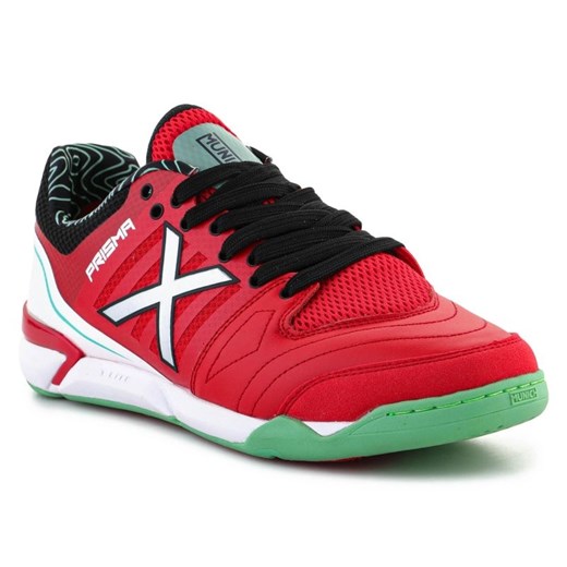 Buty do piłki Munich Prisma In 3116029 czerwone ze sklepu ButyModne.pl w kategorii Buty sportowe męskie - zdjęcie 177970966