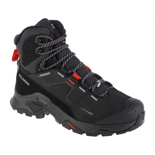 Buty Salomon Quest Winter Ts Cswp 413666 czarne ze sklepu ButyModne.pl w kategorii Buty trekkingowe męskie - zdjęcie 177971076