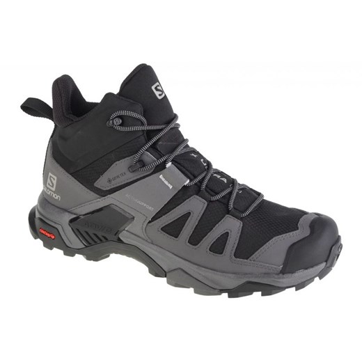 Buty Salomon X Ultra 4 Mid Gtx 413834 czarne ze sklepu ButyModne.pl w kategorii Buty trekkingowe męskie - zdjęcie 177971077