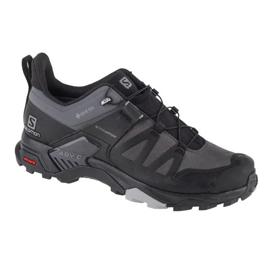 Buty Salomon X Ultra 4 Gtx 413851 szare ze sklepu ButyModne.pl w kategorii Buty trekkingowe męskie - zdjęcie 177971078