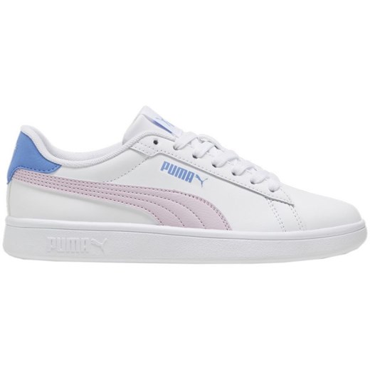 Buty Puma Smash 3.0 L  392031 13 białe ze sklepu ButyModne.pl w kategorii Buty sportowe dziecięce - zdjęcie 177971105