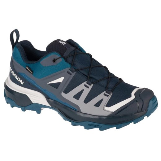 Buty Salomon X Ultra 360 Gtx 474534 niebieskie ze sklepu ButyModne.pl w kategorii Buty trekkingowe męskie - zdjęcie 177971166