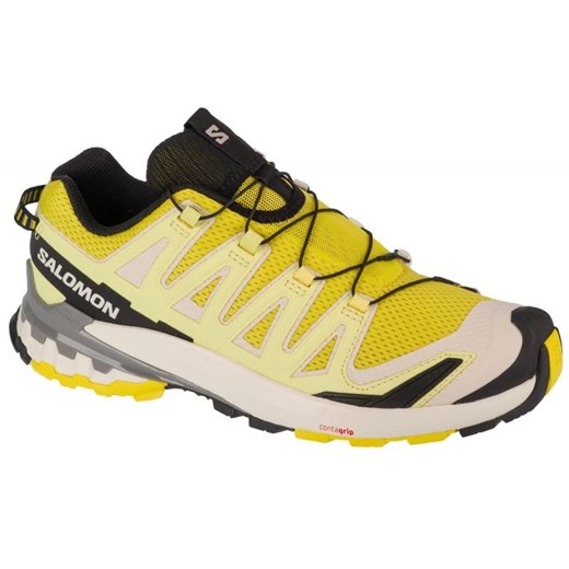 Buty Salomon Xa Pro 3D v9 474631 żółte ze sklepu ButyModne.pl w kategorii Buty trekkingowe męskie - zdjęcie 177971169