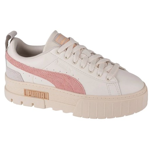 Buty Puma Mayze Thrited W 389861-02 białe ze sklepu ButyModne.pl w kategorii Trampki damskie - zdjęcie 177971176