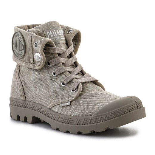 Buty Palladium Baggy 92353-365-M szare ze sklepu ButyModne.pl w kategorii Workery damskie - zdjęcie 177971196