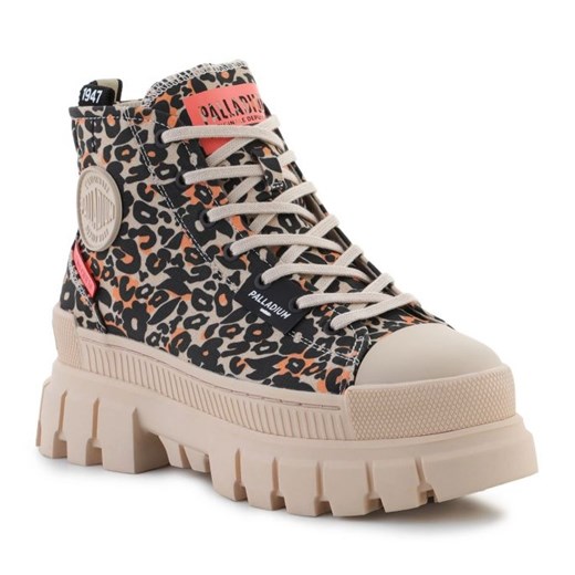 Buty Palladium Trapery Revolt Hi Wild W 99124-260-M beżowy ze sklepu ButyModne.pl w kategorii Workery damskie - zdjęcie 177971215