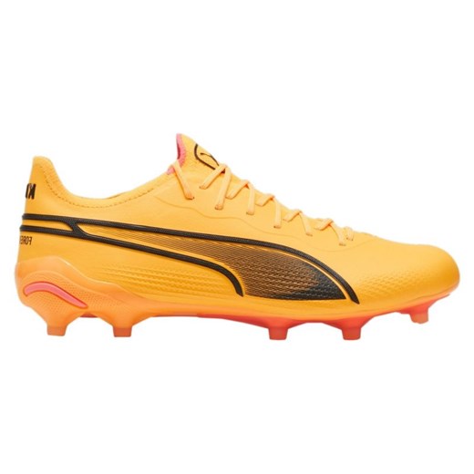 Buty Puma King Ultimate FG/AG 107563-08 żółte ze sklepu ButyModne.pl w kategorii Buty sportowe męskie - zdjęcie 177971298