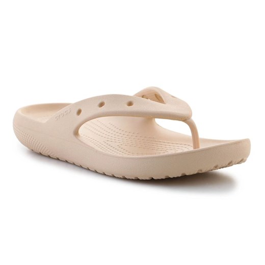 Japonki Crocs Classic Flip V2 209402-2DS beżowy ze sklepu ButyModne.pl w kategorii Klapki męskie - zdjęcie 177971308