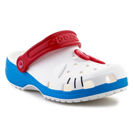 Klapki Crocs Iam Hello Kitty Classic 209454-100 wielokolorowe ze sklepu ButyModne.pl w kategorii Klapki dziecięce - zdjęcie 177971345