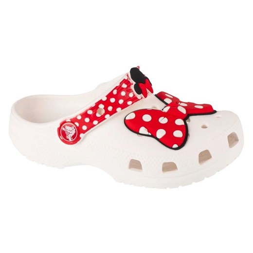 Klapki Crocs Classic Disney Minnie Mouse Clog 208710-119 białe ze sklepu ButyModne.pl w kategorii Klapki dziecięce - zdjęcie 177971377