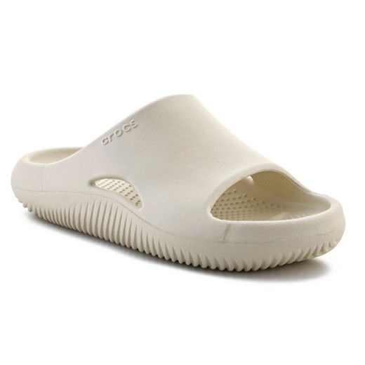 Klapki Crocs Mellow Recovery Slide U 208392-2Y2 beżowy beże i brązy ze sklepu ButyModne.pl w kategorii Klapki męskie - zdjęcie 177971405