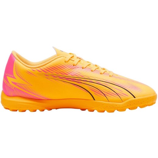 Buty piłkarskie Puma Ultra Play Tt  107779 03 pomarańczowe ze sklepu ButyModne.pl w kategorii Buty sportowe dziecięce - zdjęcie 177971498
