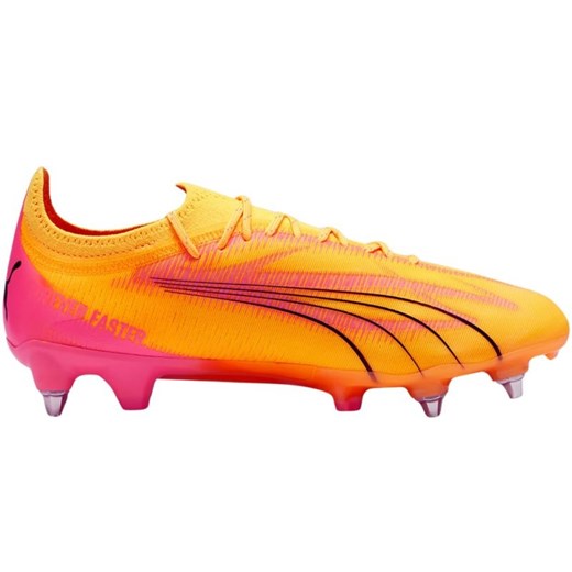 Buty piłkarskie Puma Ultra Ultimate MxSG M 107747 03 pomarańczowe ze sklepu ButyModne.pl w kategorii Buty sportowe męskie - zdjęcie 177971507