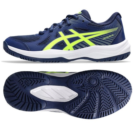 Buty do siatkówki Asics Upcourt 6 Gs Jr 1074A045 400 niebieskie 37 ButyModne.pl