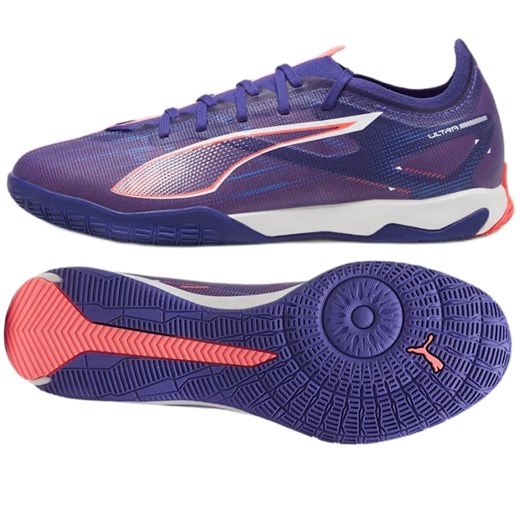 Buty Puma Ultra 5 Match It  107895 01 fioletowe ze sklepu ButyModne.pl w kategorii Buty sportowe męskie - zdjęcie 177973465