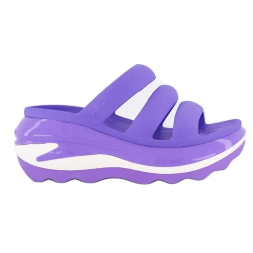 Chodaki Crocs Mega Crush Triple Strap 209842-5AJ fioletowe ze sklepu ButyModne.pl w kategorii Klapki damskie - zdjęcie 177973556