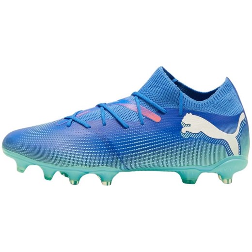 Buty piłkarskie Puma Future 7 Match FG/AG 107931 01 niebieskie ze sklepu ButyModne.pl w kategorii Buty sportowe męskie - zdjęcie 177973558