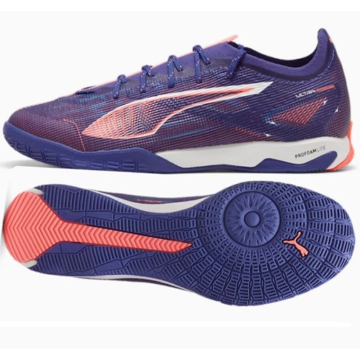 Buty Puma Ultra 5 Pro Court In 107888-01 fioletowe ze sklepu ButyModne.pl w kategorii Buty sportowe męskie - zdjęcie 177974096
