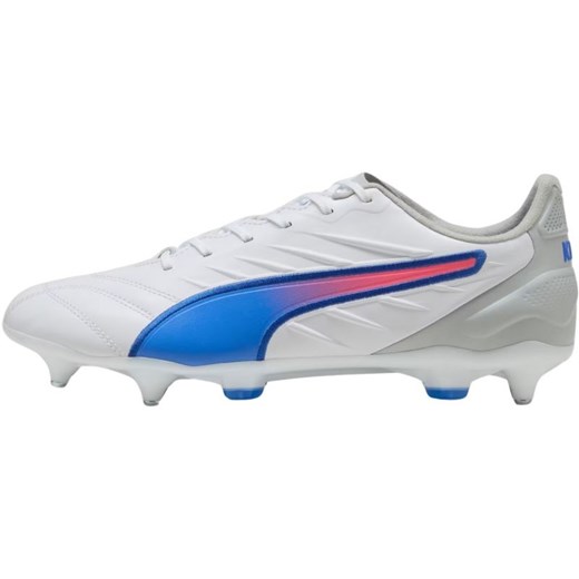 Buty piłkarskie Puma King Pro MxSG 107870 02 białe ze sklepu ButyModne.pl w kategorii Buty sportowe męskie - zdjęcie 177974349