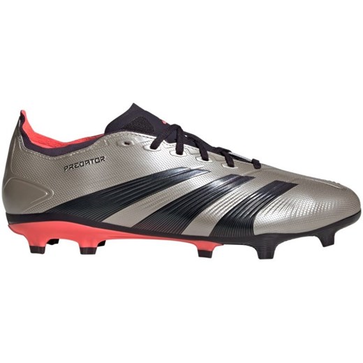 Buty piłkarskie adidas Predator League Fg IF6349 srebrny ze sklepu ButyModne.pl w kategorii Buty sportowe męskie - zdjęcie 177974486