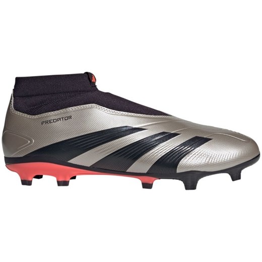 Buty piłkarskie adidas Predator League Ll Fg IF6331 srebrny ze sklepu ButyModne.pl w kategorii Buty sportowe męskie - zdjęcie 177974508