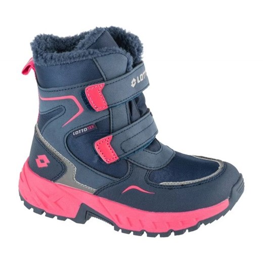 Buty Lotto Alstyne Tex K 2600490K-5940 niebieskie ze sklepu ButyModne.pl w kategorii Buty zimowe dziecięce - zdjęcie 177974609