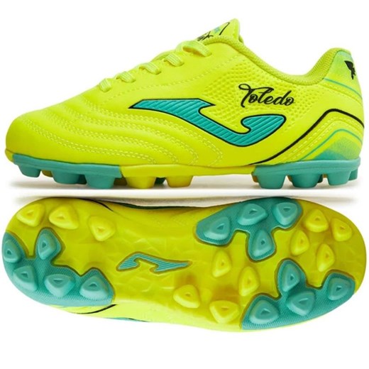 Buty piłkarskie Joma Toledo 2411 Fg TOJW2411HG zielone ze sklepu ButyModne.pl w kategorii Buty sportowe dziecięce - zdjęcie 177975479