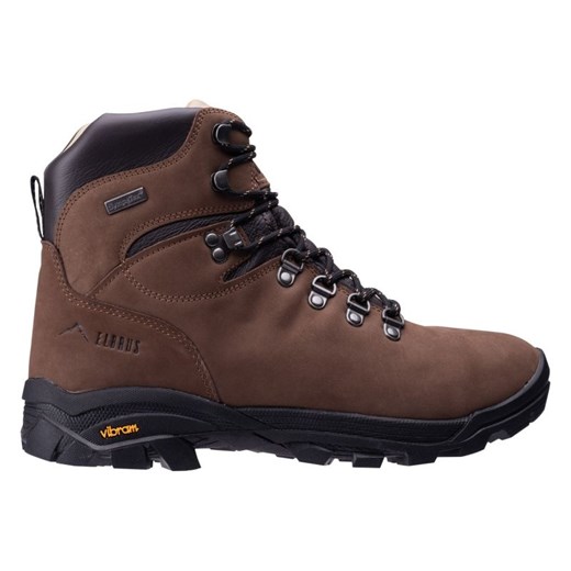 Buty Elbrus Sparow Mid Sympatex 92800623773 brązowe ze sklepu ButyModne.pl w kategorii Buty trekkingowe dziecięce - zdjęcie 177976648