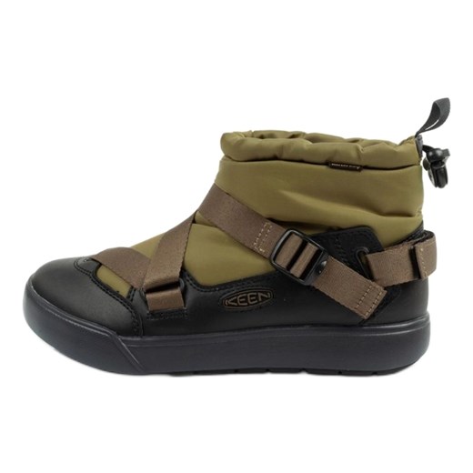 Buty śniegowce Keen Hoodzerra Wp 1026673 zielone ze sklepu ButyModne.pl w kategorii Śniegowce damskie - zdjęcie 177976727