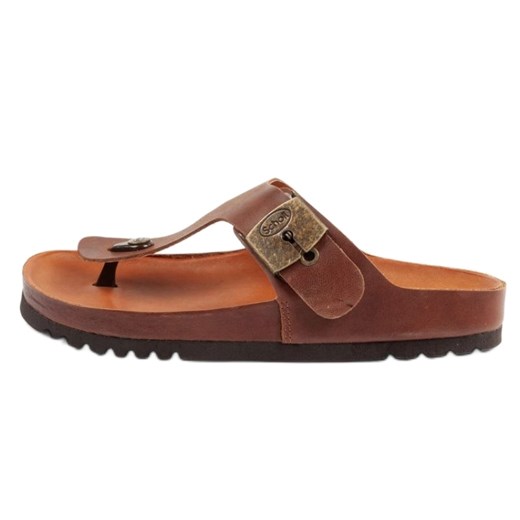 Japonki Scholl Jake F306981011 brązowe Scholl 45 okazyjna cena ButyModne.pl