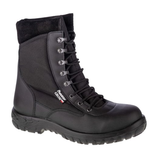 Buty Protektor Grom M 108-742 czarne ze sklepu ButyModne.pl w kategorii Buty zimowe męskie - zdjęcie 177977356