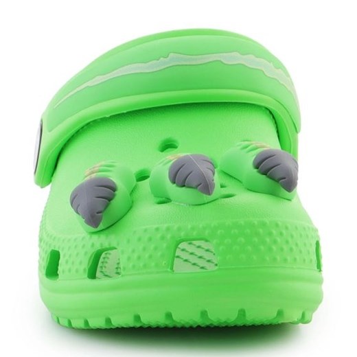 Klapki Crocs Classic I Am Dinosaur Clog 209700-3WA zielone Crocs 22 ButyModne.pl