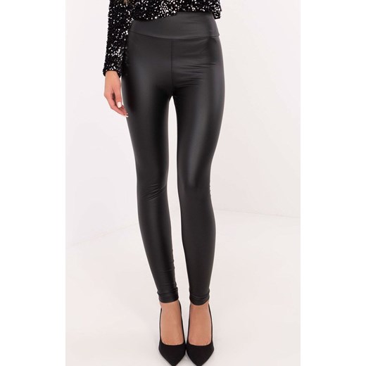 Czarne legginsy ocieplane NM-LG-TR1835.98, Kolor czarny, Rozmiar L, Trendy.ING ze sklepu Primodo w kategorii Spodnie damskie - zdjęcie 178011387