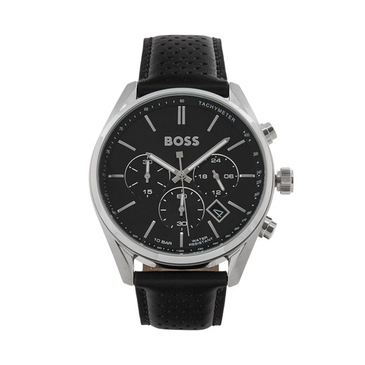 Zegarek BOSS Champion 1513816 Czarny one size promocja eobuwie.pl