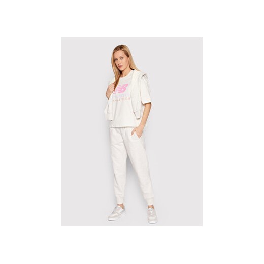 New Balance Bluza WT21524 Beżowy Relaxed Fit New Balance L MODIVO