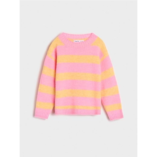 Sinsay - Sweter w paski - wielobarwny ze sklepu Sinsay w kategorii Bluzy i swetry - zdjęcie 178028316