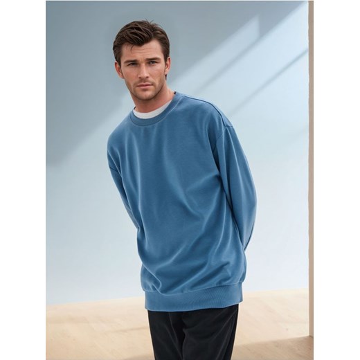 Sinsay - Bluza - niebieski ze sklepu Sinsay w kategorii Bluzy męskie - zdjęcie 178028328