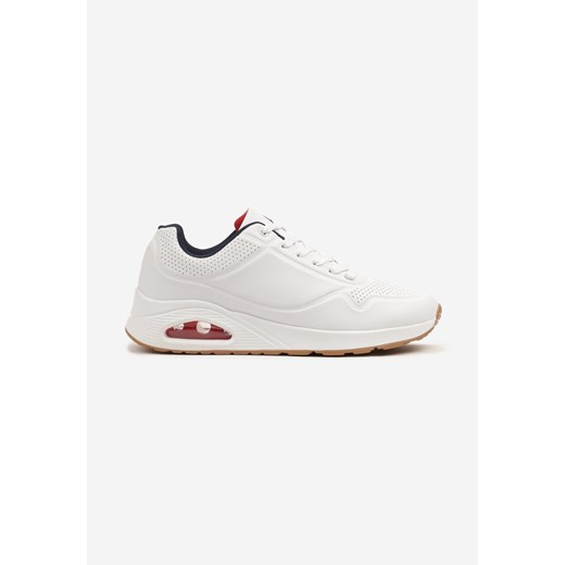 Biało-Granatowe Buty Sportowe Sneakersy z Przezroczystą Wstawką Danorielis ze sklepu born2be.pl w kategorii Buty sportowe męskie - zdjęcie 178029308
