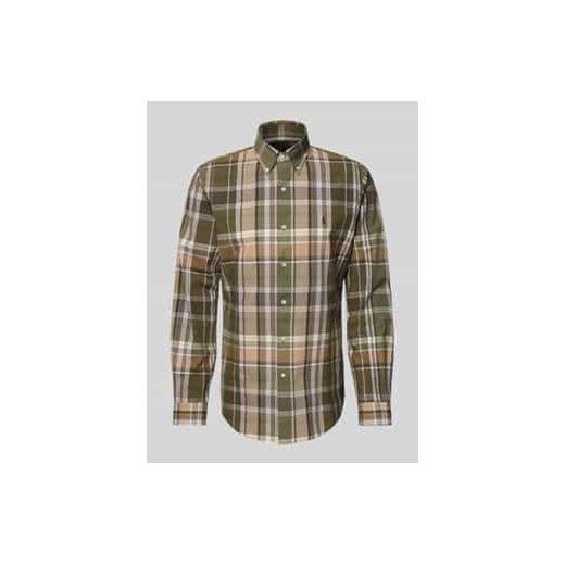 Koszula casualowa o kroju custom fit z kołnierzykiem typu button down ze sklepu Peek&Cloppenburg  w kategorii Koszule męskie - zdjęcie 178029735