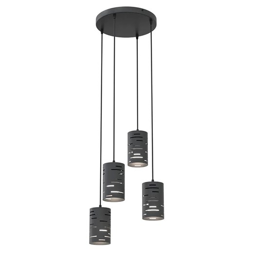 Czarna lampa wisząca w stylu loftowym - D148 H8-N91 ze sklepu Edinos.pl w kategorii Lampy wiszące - zdjęcie 178031187