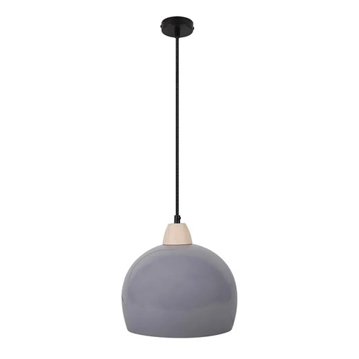 Szara skandynawska lampa wisząca - D225 T5-E56 ze sklepu Edinos.pl w kategorii Lampy wiszące - zdjęcie 178031205