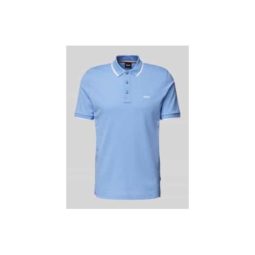 Koszulka polo z nadrukiem z logo model ‘Parlay’ ze sklepu Peek&Cloppenburg  w kategorii T-shirty męskie - zdjęcie 178031435