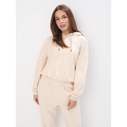 Mohito - Bluza z kapturem - beżowy ze sklepu Mohito w kategorii Bluzy damskie - zdjęcie 178031887