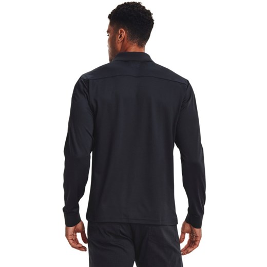 Męski longsleeve treningowy Under Armour UA Tactical Performance Polo 2.0 LS - granatowy ze sklepu Sportstylestory.com w kategorii T-shirty męskie - zdjęcie 178032757