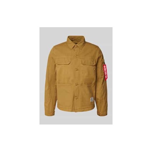 Kurtka koszulowa z naszywką z logo ze sklepu Peek&Cloppenburg  w kategorii Kurtki męskie - zdjęcie 178033145
